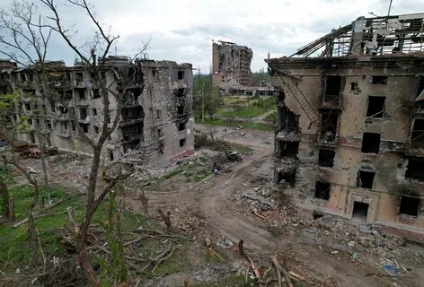 Разрушенные города украины