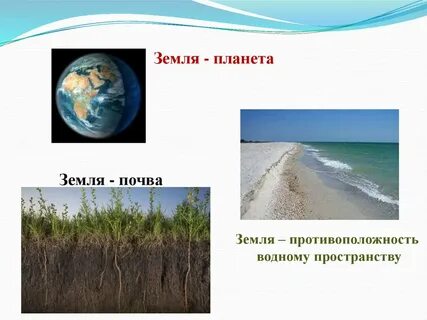 Водное пространство земли