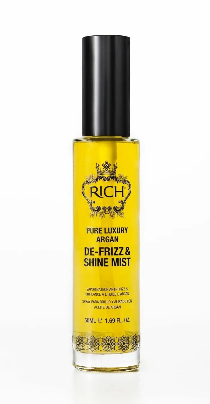 Pure luxury. Rich для волос. Масло для волос Rich. Rich спрей. Спрей вуаль.