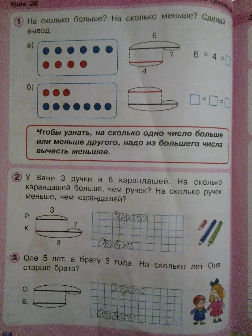 Математика рабочая тетрадь 1 часть страница 54. Рабочая тетрадь по математике 1 класс Петерсон 2 часть.