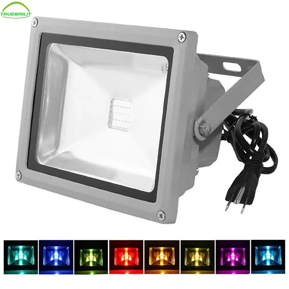 Смена прожекторов. Led Flood Light 50w. Светильник RGB 50w. Заливной прожектор РГБ. RGB светильники уличные.