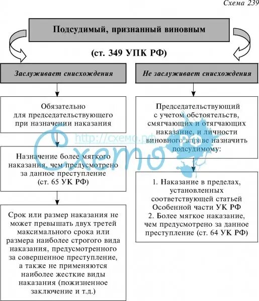 Виды приговоров. Виды приговоров и их структура.. УПК РФ В схемах и таблицах.