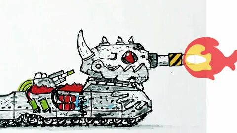 Нарисовать танки монстр
