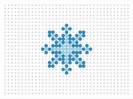 Биты снежинки