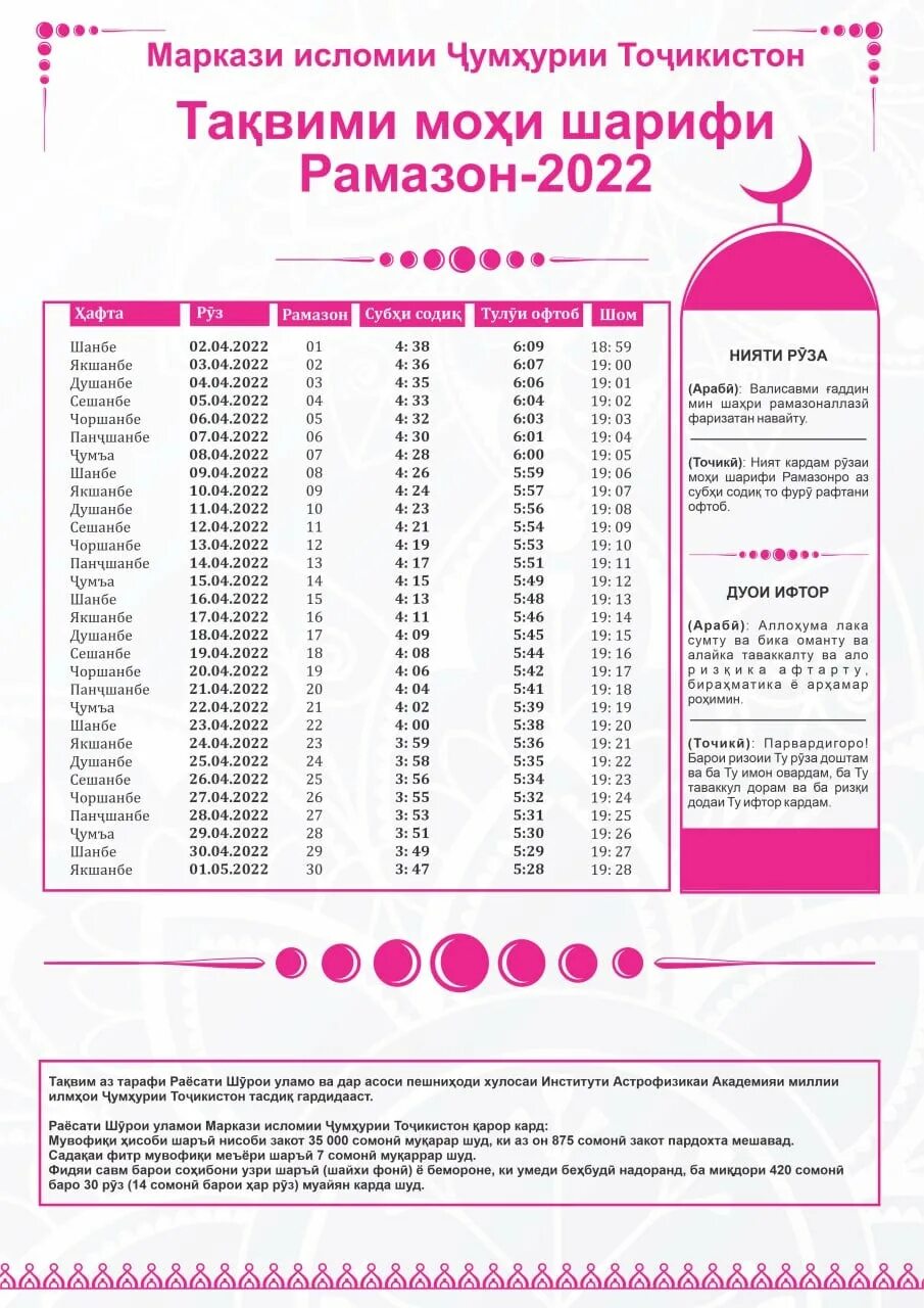 Рўза тақвими 2024 тошкент. Рамазон 2022. Расписание Рамадан Таджикистан. Тақвими Рамазан 2022. Календарь месяц Рамазан Таджикистан.