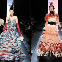 Jean Paul Gaultier и Valentino на Неделе высокой моды