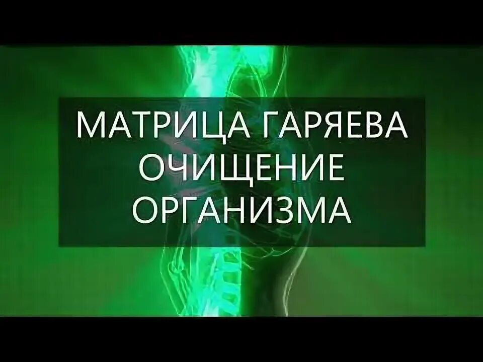 Слушать звуки матрицы гаряева