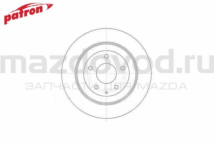 Patron pbd7011. Диски тормозные fr для Mazda CX-5 (ke) (Mazda) 15 922 р. Patron pbd4844. Mazda диск тормозной fr mzd6.