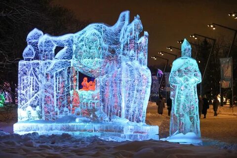 Ледяная выставка в москве музеон