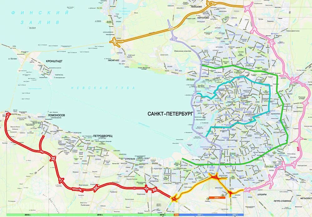 Проект кад 2 вокруг санкт петербурга