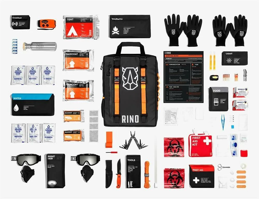 Купить набор для телефона. Набор для выживания Survival. Kit. Rino ready Companion. Rhino набор для выживания. Companion рюкзак для выживания.