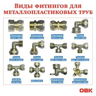 Диаметр фитинга металлопластиковой трубы