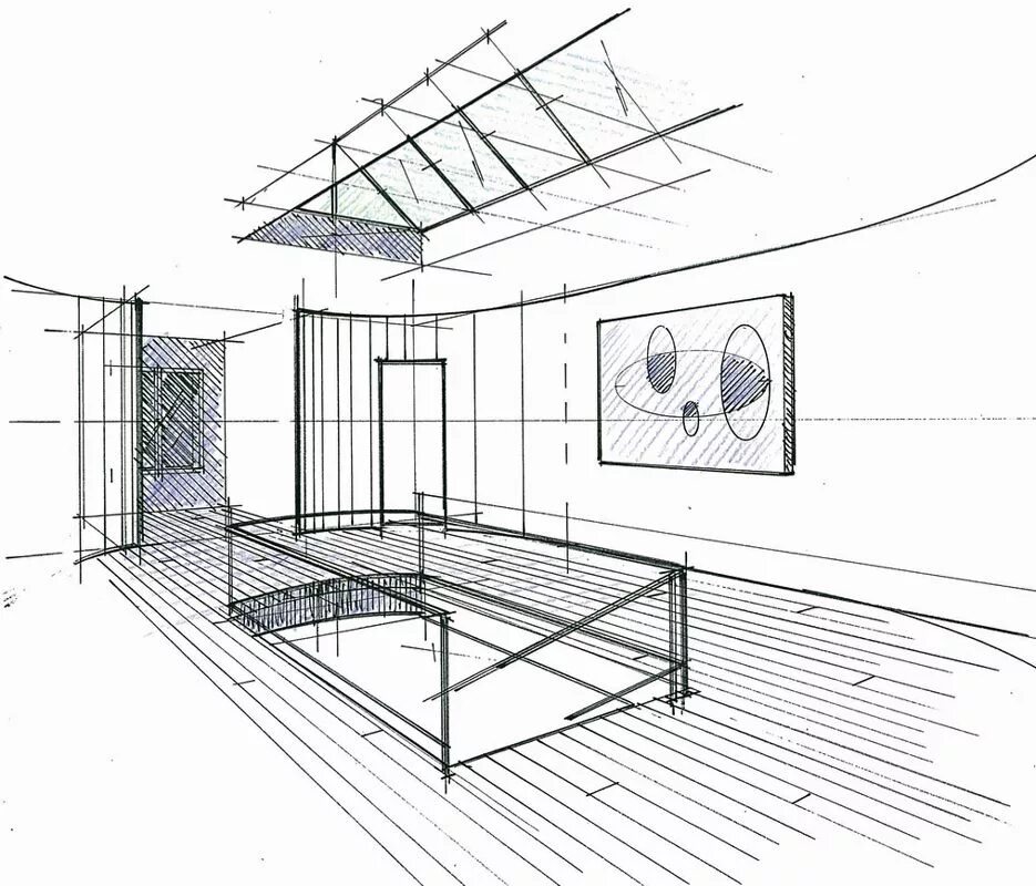 Интерьер общественного здания рисунок 7 класс. Линейный набросок интерьера. Линейно конструктивный рисунок интерьера. Конструктивные зарисовки интерьера. Эскиз интерьера общественного здания.