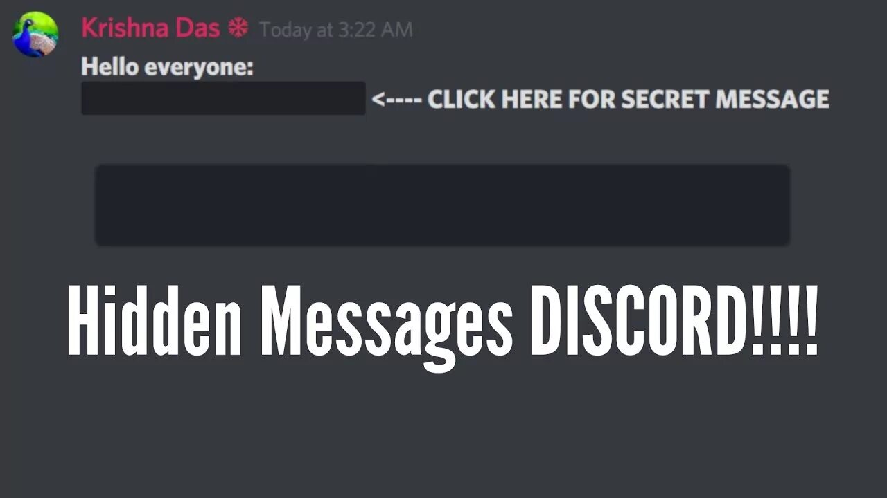 The hidden message
