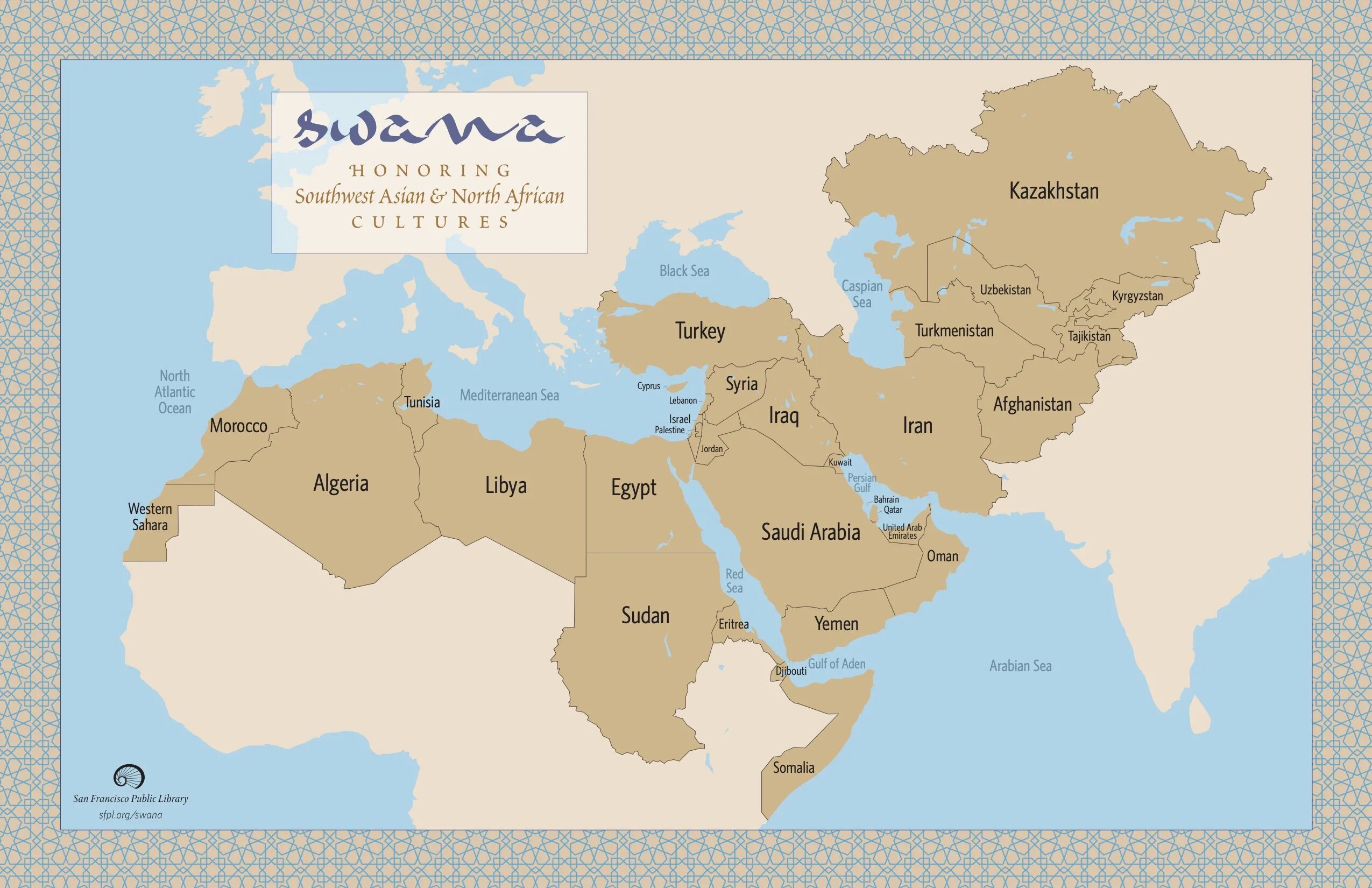 Middle asia. Карта Европы и Северной Африки. Карта Европы Азии и Африки. Карта Северной Африки и Азии. Азия и Африка.