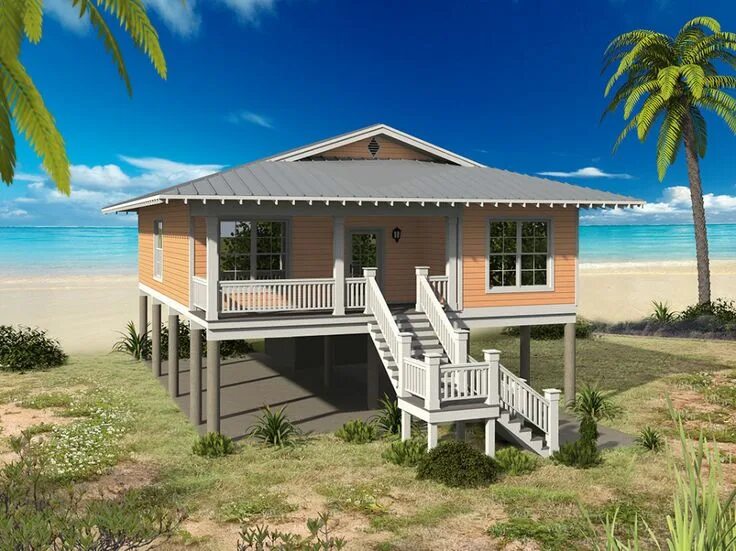 The Beach House by Sunset Homes HomeAdore Beach house design, Seaside house, Sum