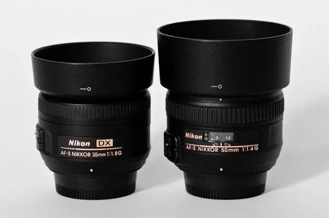 Nikon 50mm f/1.4g af-s Nikkor. Nikon 35mm f/1.8g. Nikon 35mm f/1.4g af-s Nikkor. Nikkor 50mm f1.8g af-s.