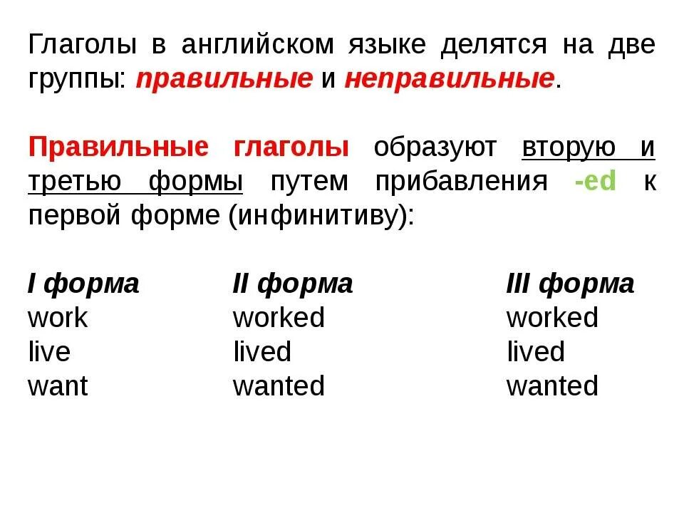 2 Форма правильных глаголов в английском языке. Третья форма правильных глаголов в английском. 3 Формы правильного глагола в английском. Формы глаголов в английском 2 форма. 3 глагола англ