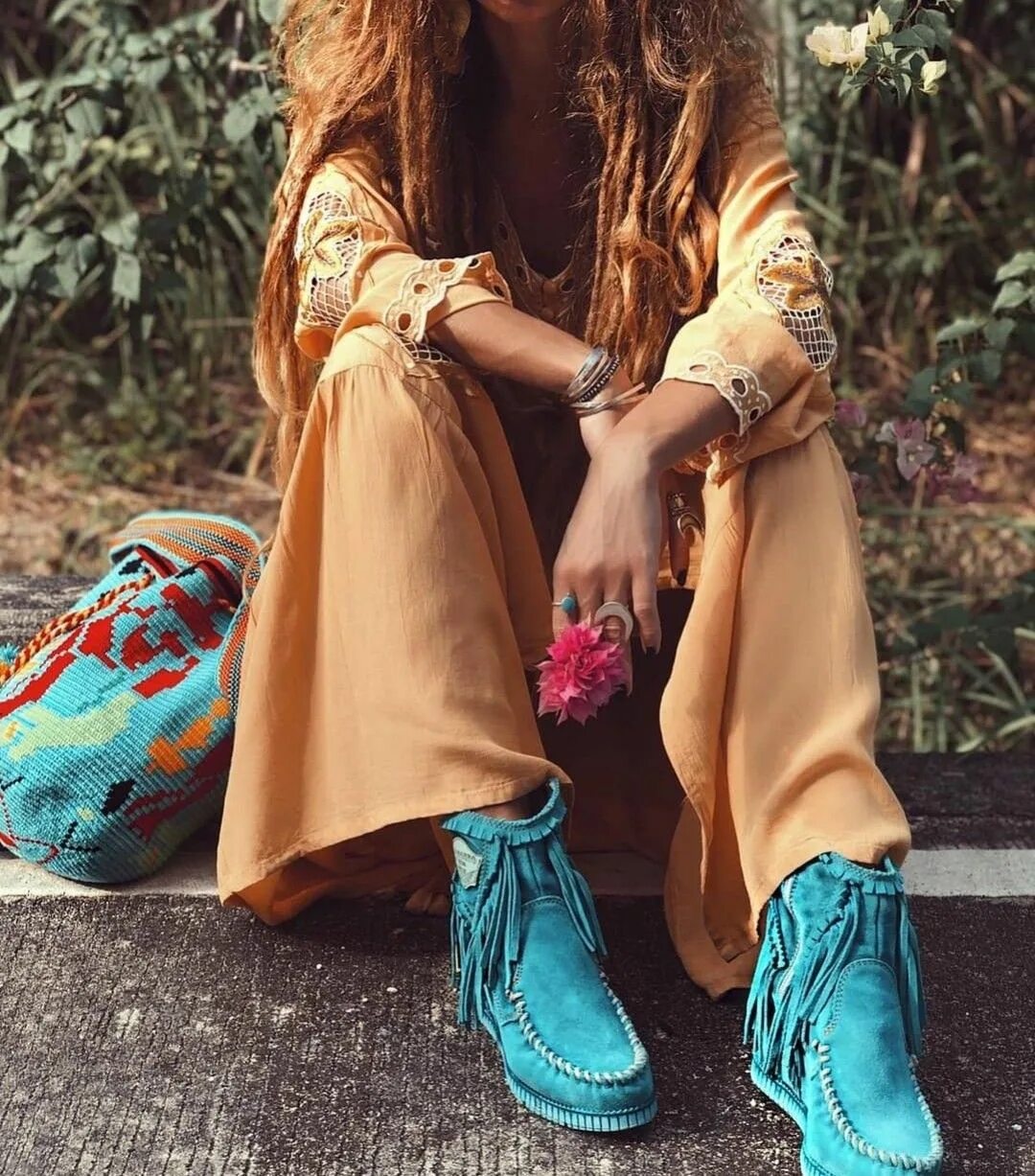 Бохо - рбши и оборки Boho outfits, Boho fashion, Style