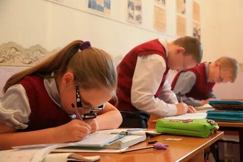 Обучение слепых детей в школе