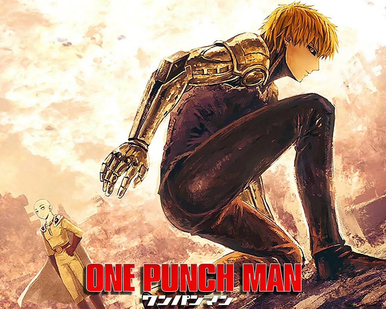 One punch man ost. Сайтама. Генос. Ванпанчмен. Genos one Punch man.