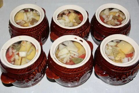 Горшочки в сливках