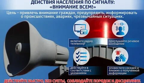 Сигнал проверка систем оповещения