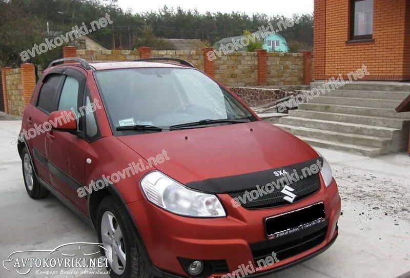 Капот sx4. Дефлектор капота Сузуки сх4. Дефлектор капота Suzuki sx4 2006. Дефлектор капота Сузуки sx4 2008. Suzuki sx4 с дефлекторами.