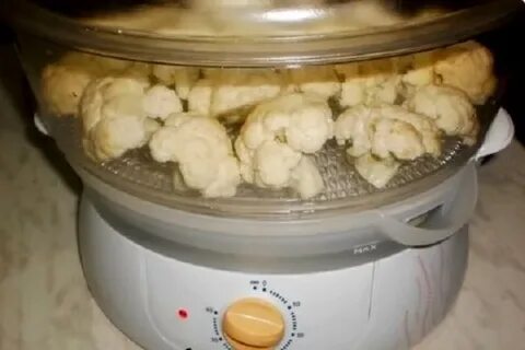 Сколько готовится цветная капуста на пару