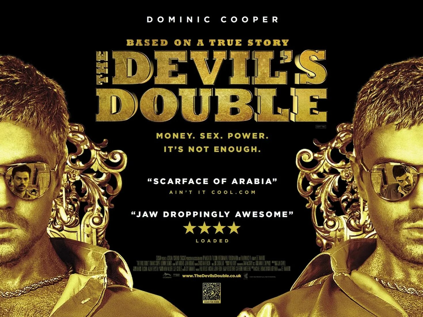 Devils double. Двойник дьявола фильм постер. двойник дьявола 2011 постер. the devil&#039;s double фильм. постеры золото двойник дьявола.