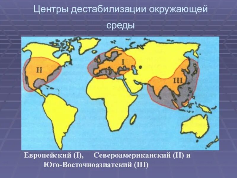 Что такое дестабилизация. Центры дестабилизации окружающей среды. Дестабилизация природной среды. Центры дестабилизации глобальной среды. Три главных Мировых центра дестабилизации окружающей среды.