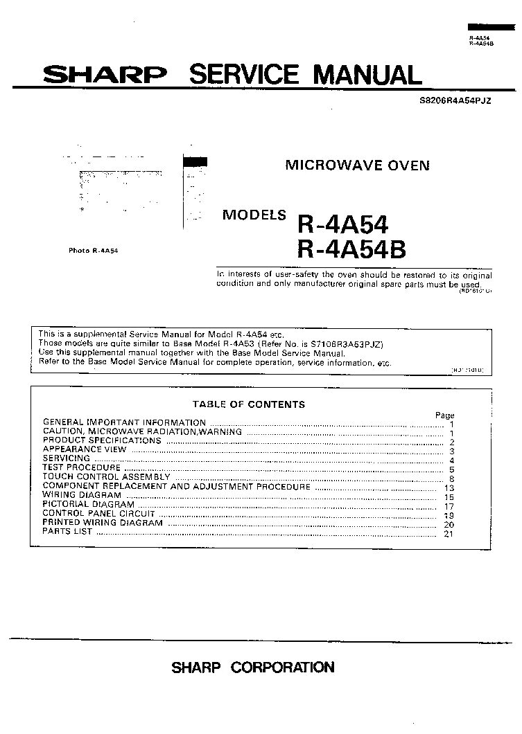 Sharp r3. Sharp ar 122. user manual sharp r-634f. sharp r-7g58 service manual. микроволновая печь шарп инструкция по эксплуатации.