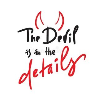 The devil is in the details