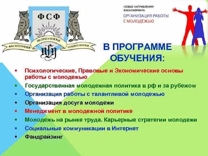 Устав молодежной организации. Менеджмент в молодежной политике. Молодежная политика субъекты. Молодежная политика за рубежом рабочая программа. Герб философско социологического факультета.