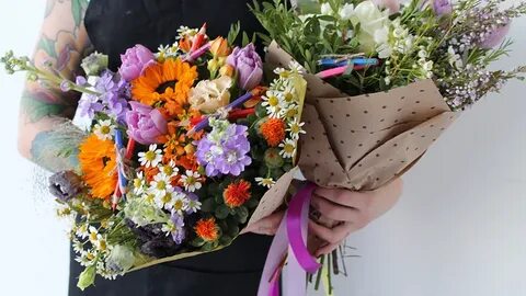 Букет после