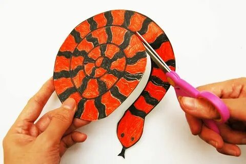 Как сделать легкую змею