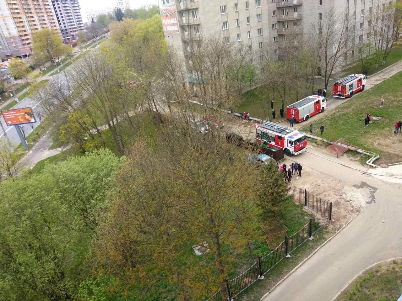 Пожар в 3 общежитии. ВЛГУ общежитие.