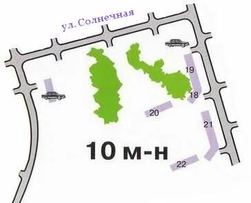 Карта 10 микрорайона