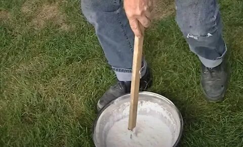 Краска для деревьев своими руками