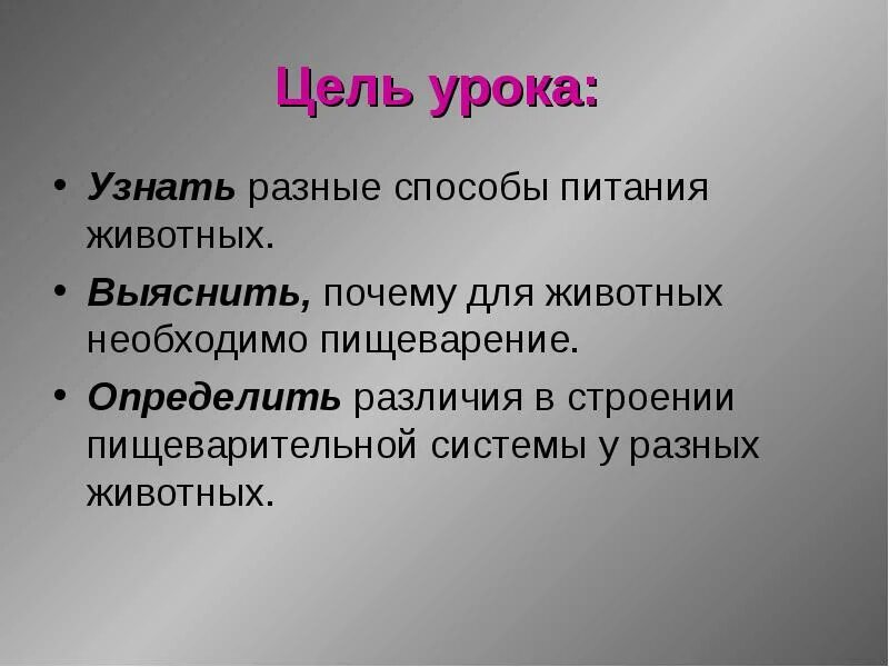 Почему животным необходимо. Цель питания животных. цель урока узнать. цели животные. выяснить почему для животных необходимо пищеварение.