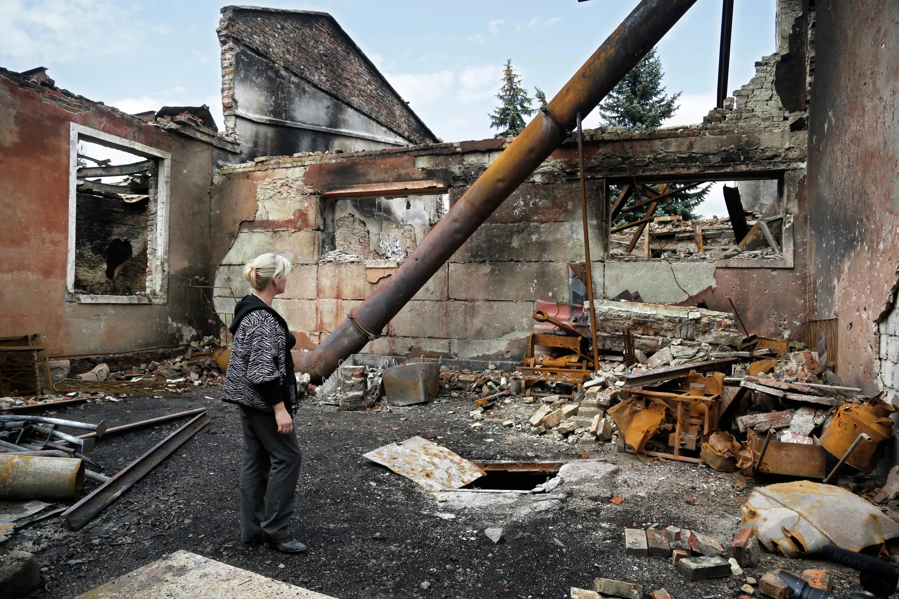 Разрушенные города Украины.