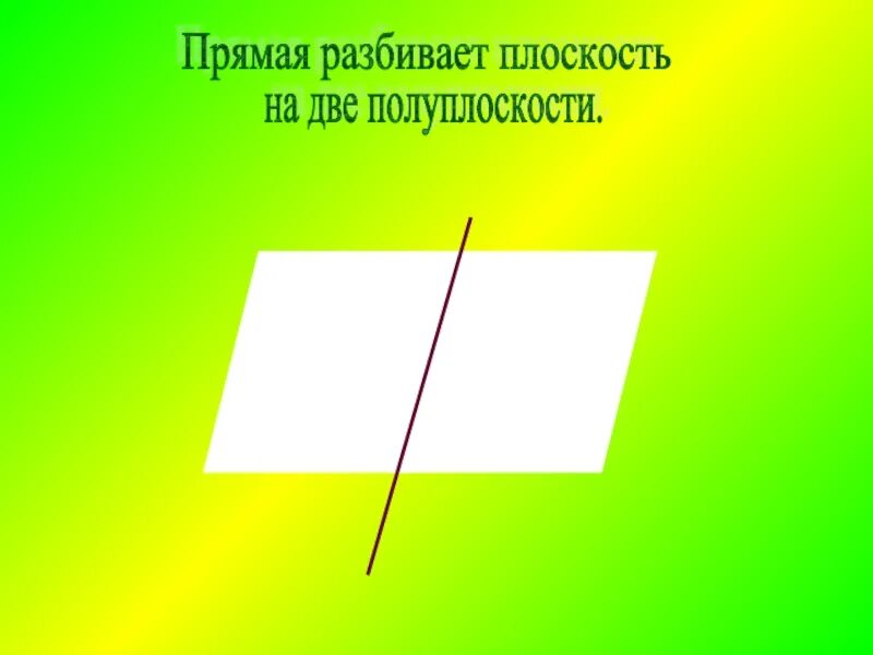 Прямая разбивает плоскость. Прямая разбивает плоскость на две. Прямая разбивает плоскость на две полуплоскости рисунок. Разбиение плоскости на две полуплоскости.