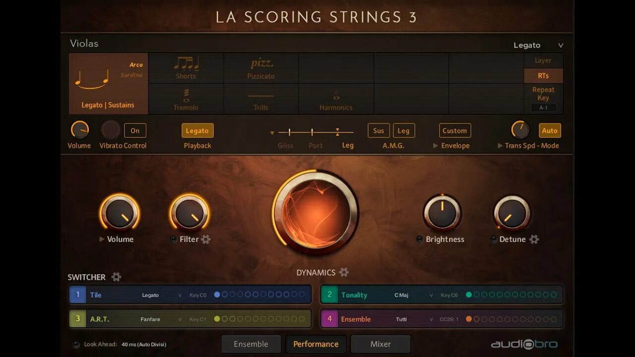 Vst strings. La scoring strings.