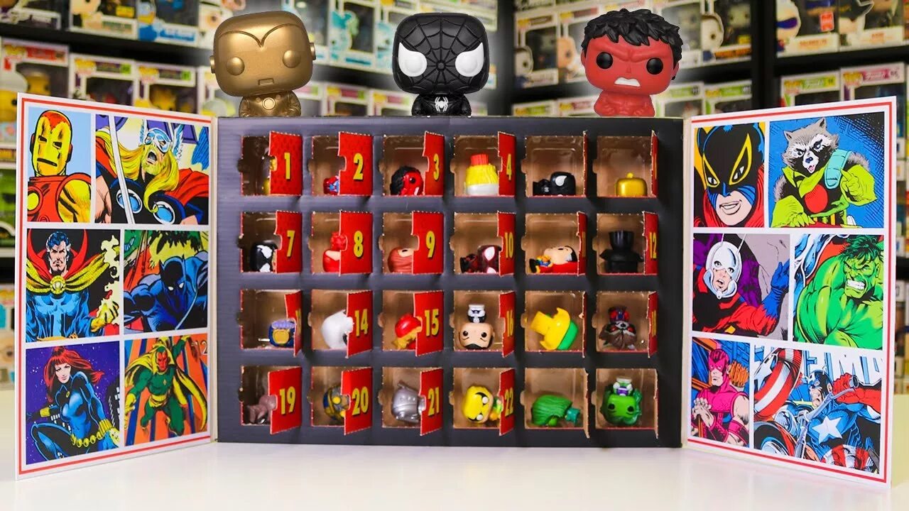 Адвент funko. Адвент календари фанко поп марвел. адвент календарь funko pop. адвент календарь марвел funko pop. адвент календарь фанко марвел.