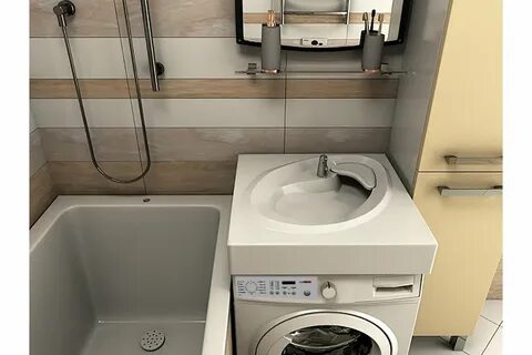 Раковине вместе с машиной