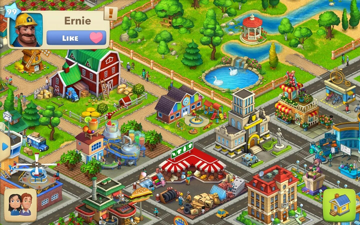 Ферма играть на телефон. Ферма Тауншип. Игра ферма Township. Тауншип город Эрни. Playrix Township.