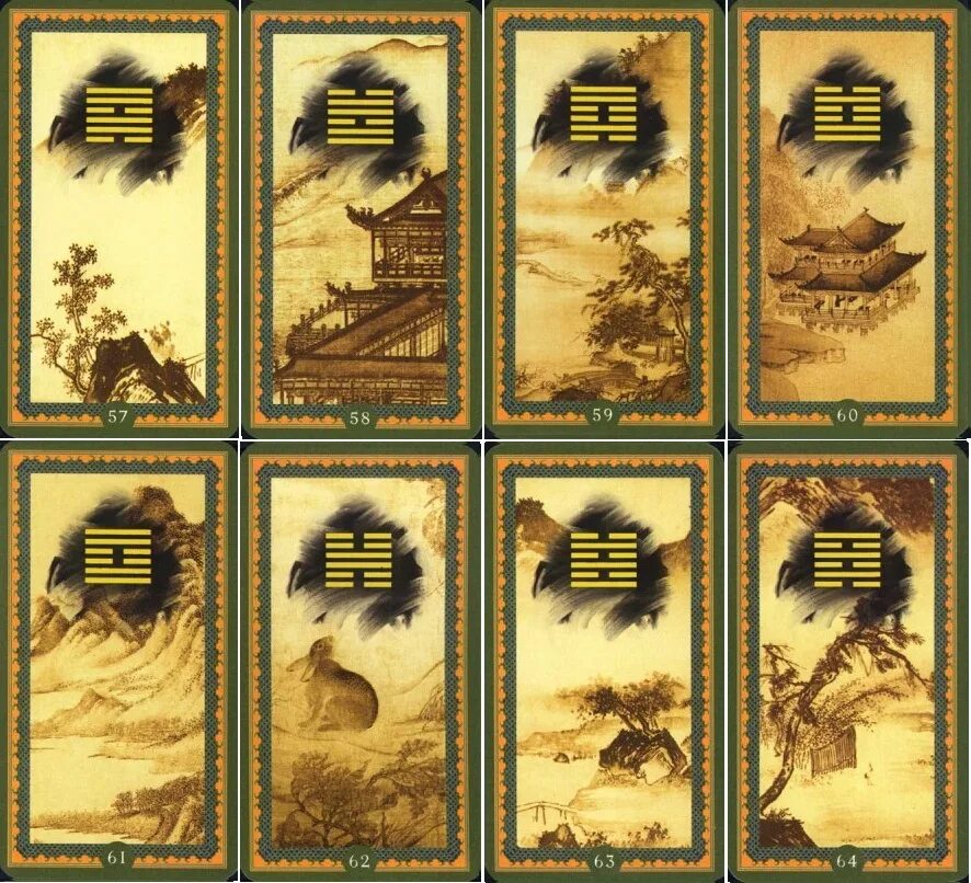 Таро Ицзин. Китайская книга перемен гексаграммы. Китайская книга перемен Ицзин. Гексаграмма (и Цзин).