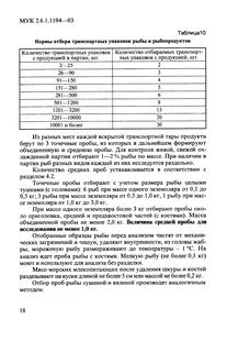 Методы отбора проб рыбы