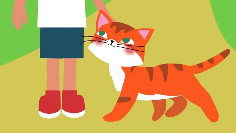 Детские песенки кошка. Песенки для детей рыжая кошка развивающая. Кошка идет по дорожке. Теремок ТВ котик. Идёт по дорожке рыжая кошка.