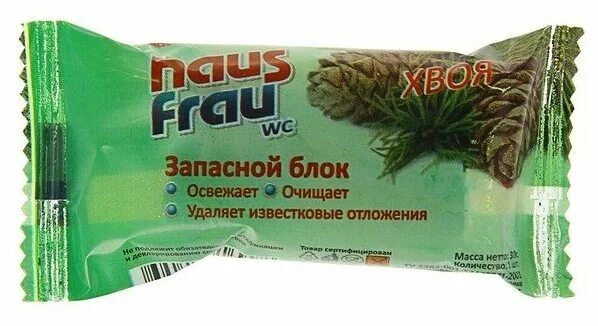 Запасной блок подвески haus Frau WC. Запасной блок для унитаза haus Frau WC " хвоя " 30г. Запасной блок для унитаза haus Frau WC морская свежесть 30г. Haus Frau чист средство для унитазов бл. Зап.осв WC хвоя.